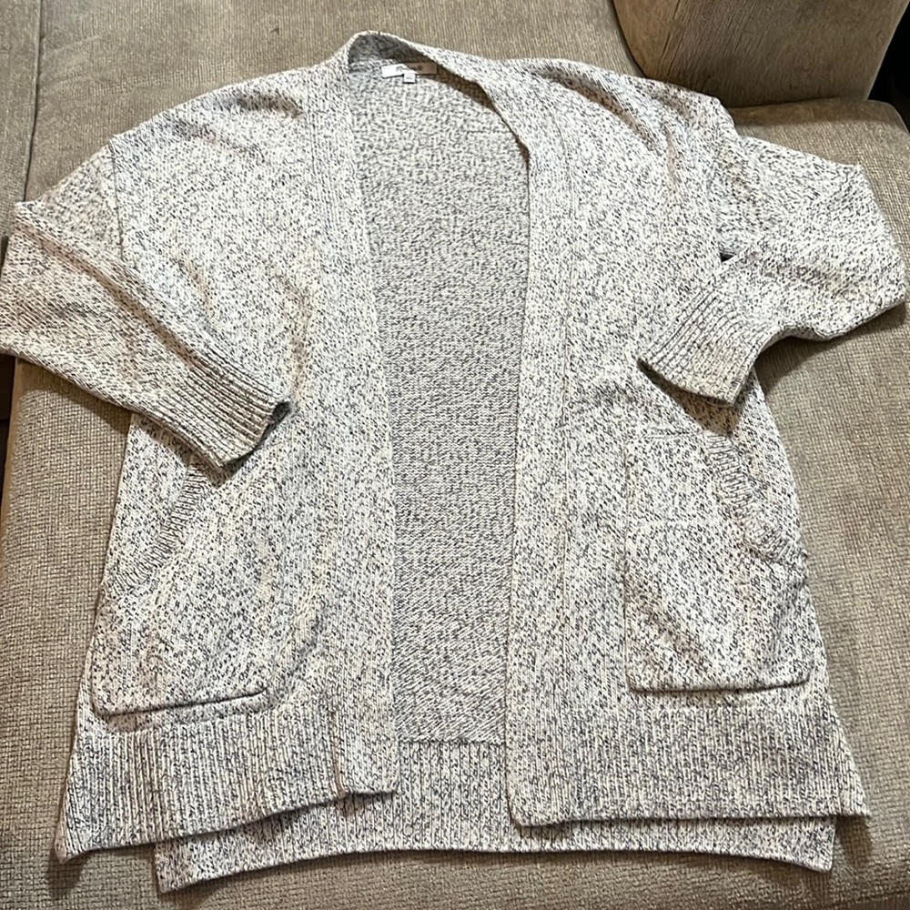 Madewell Speckled Thick Knit Long Cardigan